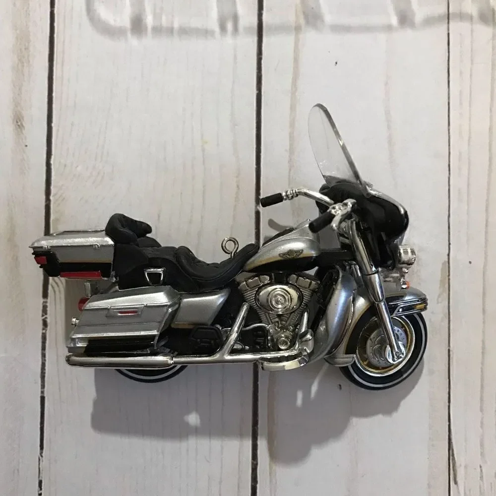 Hallmark Harley Davidson motorcycle ornament box collectible 100th anniversary